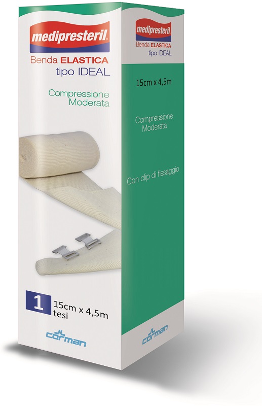 BENDA ELASTICA MEDIPRESTERIL IDEAL CM15X45MT - Farmapre