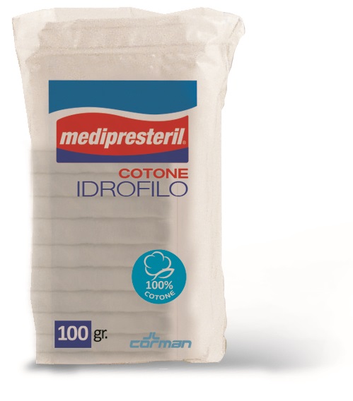 COTONE IDROFILO FU MEDIPRESTERIL CONFEZIONE DA 100GRAMMI - Farmapre