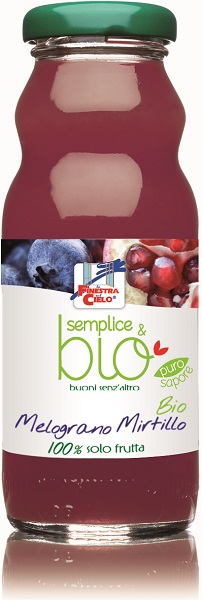 FSC SEMPLICE&BIO MELA MELOGRANO MIRTILLO BIO SENZA ZUCCHERI AGGIUNTI 200 ML - Farmapre