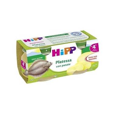 HIPP OMOGENEIZZATO PLATESSA CON PATATE 2X80 G - Farmapre