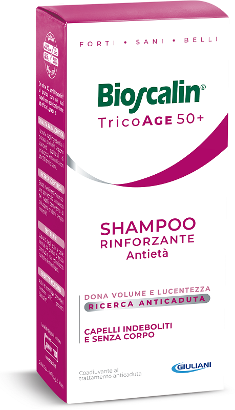 BIOSCALIN TRICOAGE SHAMPOO RINFORZANTE ANTIETA' 200 ML - Farmapre