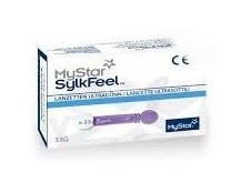 LANCETTE PUNGIDITO MYSTAR SYLKFEEL LANCETS 33 GAUGE 25 PEZZI - Farmapre