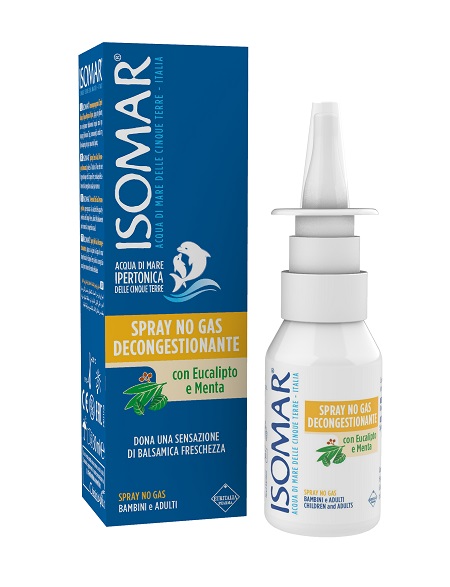 ISOMAR SOLUZIONE ACQUA MARE NASO IPERTONICA NASO SPRAY DECONGESTIONANTE 30 ML - Farmapre