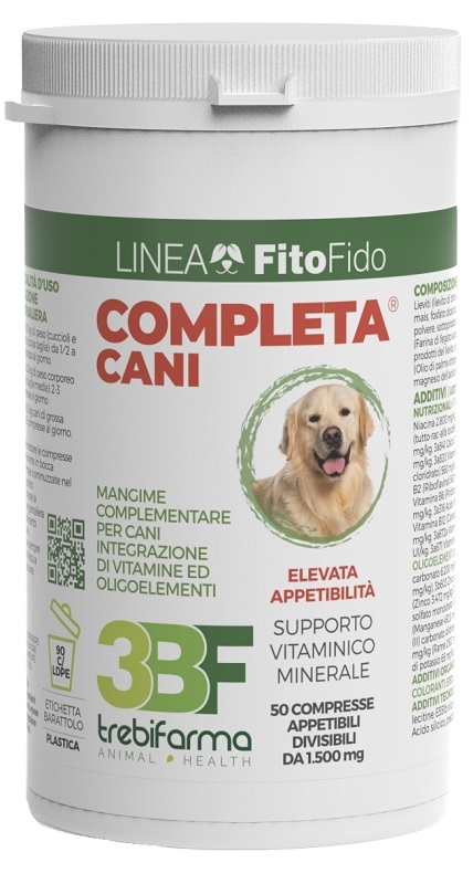 COMPLETA CANI 50 COMPRESSE BARATTOLO 75 G - Farmapre