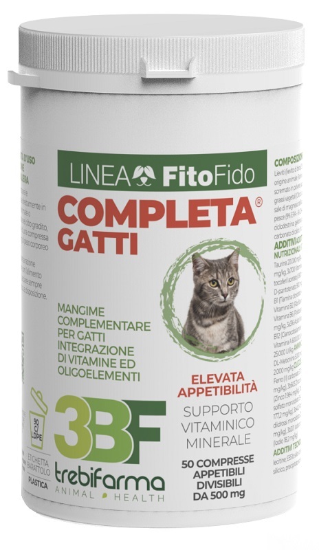COMPLETA GATTI 50 COMPRESSE BARATTOLO 25 G - Farmapre