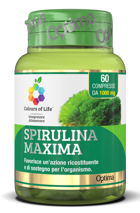 COLOURS OF LIFE SPIRULINA MAXIMA 60 COMPRESSE 1000 MG - Farmapre