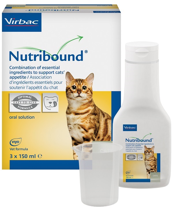 NUTRIBOUND SOLUZIONE ORALE APPETIBILE PER GATTO 3 FLACONI DA 150 ML - Farmapre