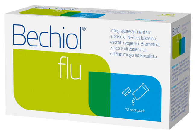 BECHIOL FLU 12 BUSTINE STICK PACK - Farmapre