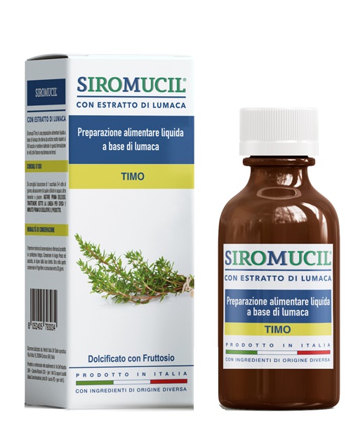 SIROMUCIL PREPARATO ALIMENTARE CON ESTRATTO DI LUMACA AL TIMO 150 ML - Farmapre