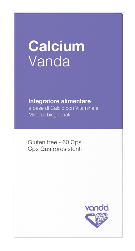CALCIUM VANDA 60 CAPSULE FLACONE 42,8 G - Farmapre