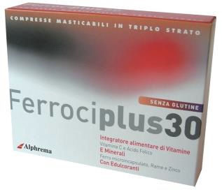 FERROCIPLUS 30 24 COMPRESSE MASTICABILI - Farmapre