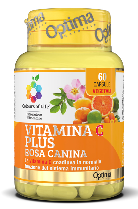 COLOURS OF LIFE VITAMINA C PLUS ROSA CANINA 60 CAPSULE VEGETALI 724 MG - Farmapre