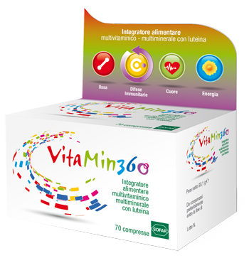 VITAMIN 360 MULTIVITAMINICO MULTIMINERALE 70 COMPRESSE ASTUCCIO 93,10 G - Farmapre