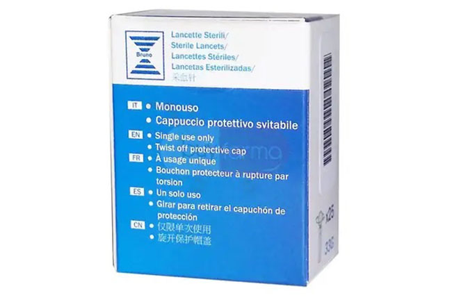 LANCETTE PUNGIDITO BRUNO 25 PEZZI - Farmapre