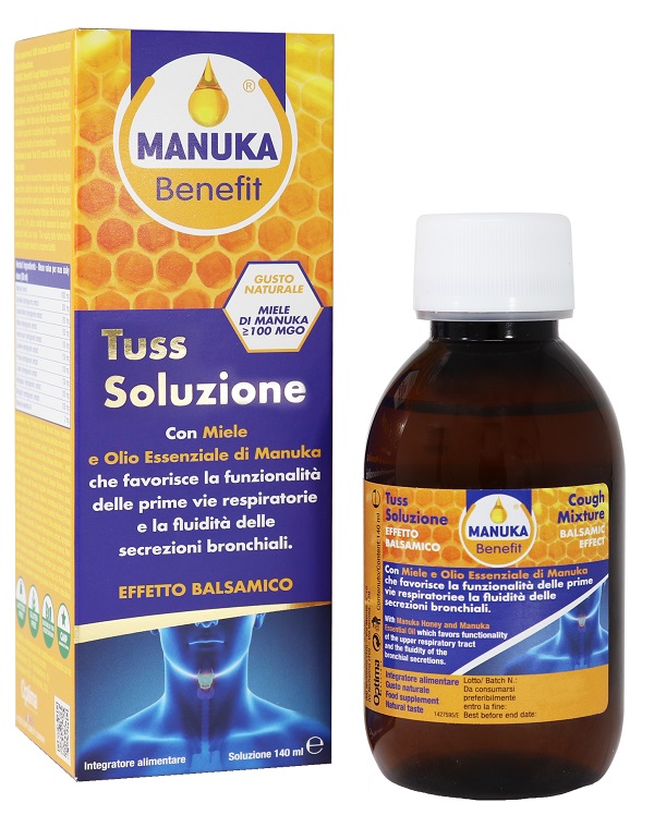 MANUKA BENEFIT TUSS SOLUZIONE 140 ML - Farmapre
