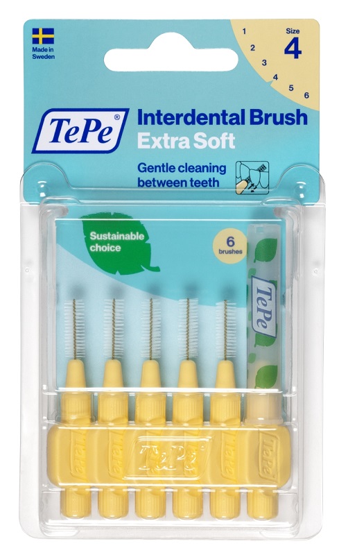 TEPE SCOVOLINO XSOFT GIALLO 0,7MM 6 PEZZI - Farmapre