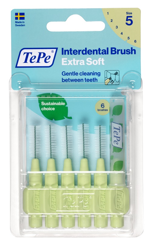 TEPE SCOVOLINO XSOFT VERDE 0,8MM 6 PEZZI - Farmapre