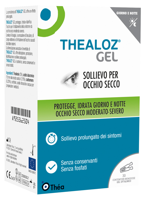 THEALOZ GEL OFTALMICO 30 CONTENITORI MONODOSE 0,4 G - Farmapre
