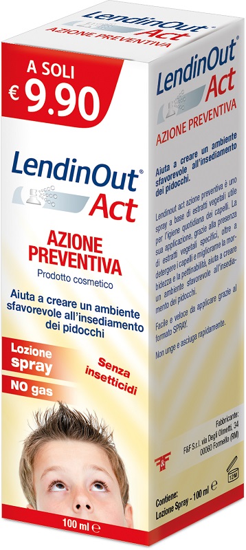 LENDINOUT ACT AZIONE PREVENTIVA SPRAY 100 ML - Farmapre