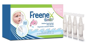FREENEX IPERTONICO BABY CON ACQUA DI MARE 20 FIALE DA 5 ML - Farmapre