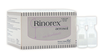 FIALA PER AEROSOL RINOREX BICARBONATO 25 FIALE 3 ML - Farmapre