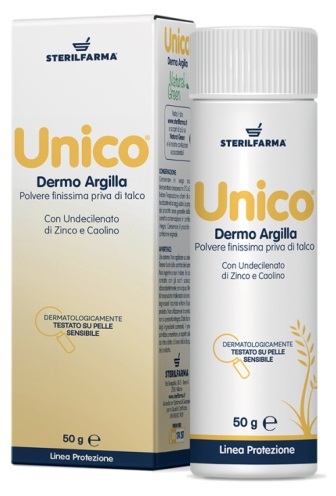 UNICO DERMO ARGILLA POLVERE SENZA TALCO 50 G - Farmapre