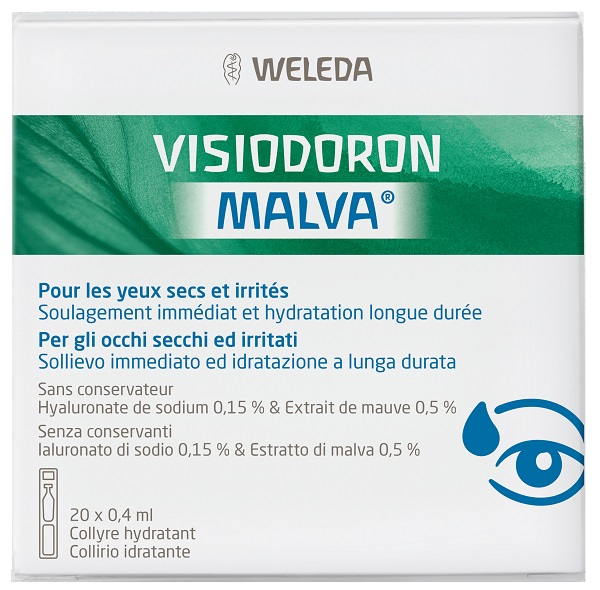 GOCCE OCULARI VISIODORON MALVA 20 MONODOSE DA 0,4 ML - Farmapre