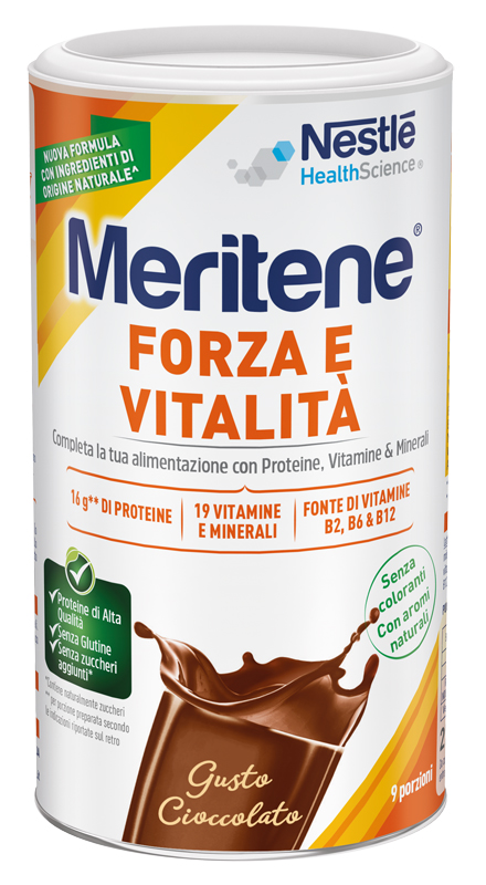 MERITENE FORZA E VITALITA' CIOCCOLATO 270 G - Farmapre