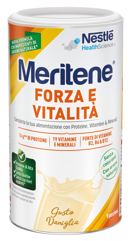 MERITENE FORZA E VITALITA' VANIGLIA 270 G - Farmapre