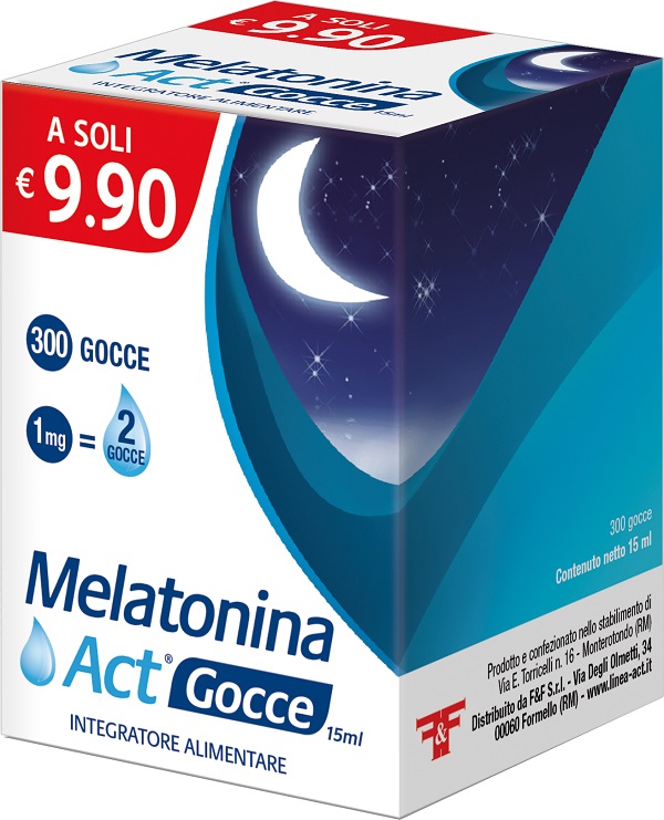 MELATONINA ACT GOCCE 15 ML - Farmapre