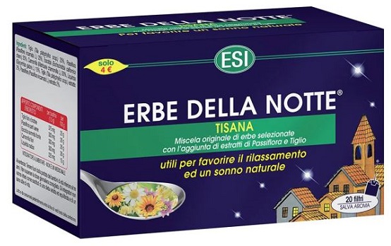 ESI ERBE DELLA NOTTE TISANA 20 FILTRI ASTUCCIO 40 G - Farmapre