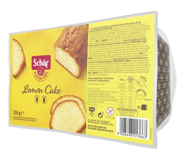 SCHAR LEMON CAKE 250 G - Farmapre