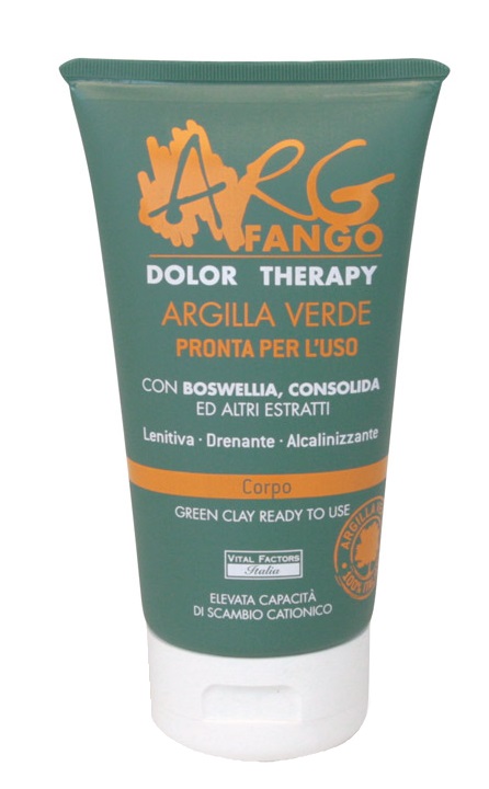ARGFANGO DOLOR THERAPY ARGILLA VERDE PRONTA PER L'USO PER CORPO 150 ML - Farmapre