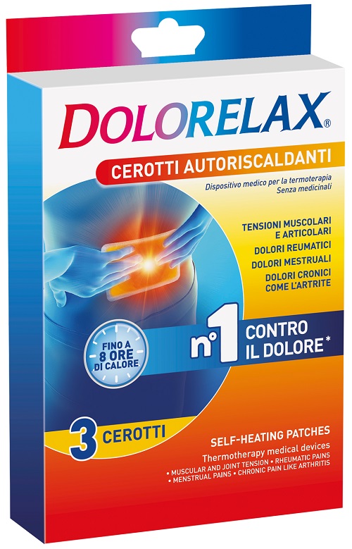 DOLORELAX CEROTTO EFFETTO CALDO 3 PEZZI - Farmapre