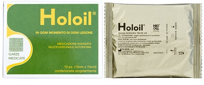 HOLOIL MEDICAZIONE GARZA 10X10CM 10 PEZZI - Farmapre