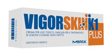 VIGORSKIN K1 PLUS CREMA PER LESIONI CUTANEE NON INFETTE 100 ML - Farmapre
