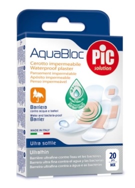 CEROTTO PIC AQUABLOC MIX ANTIBATTERICO 20 PEZZI - Farmapre
