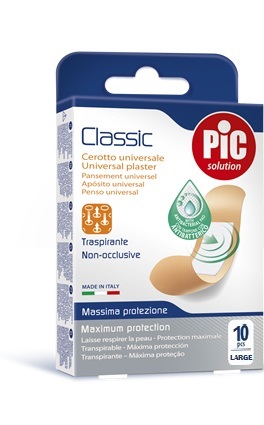 CEROTTO PIC CLASSIC 25X72 MM 10 ANTIBATTERICO 10 PEZZI - Farmapre
