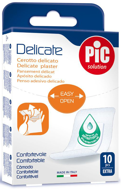 CEROTTO PIC DELICATE EXTRA ANTIBATTERICO 10 PEZZI - Farmapre