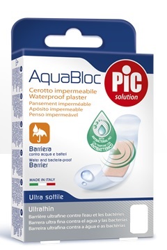 CEROTTO PIC AQUABLOC 10X12 STERILE ANTIBATTERICO 5 PEZZI - Farmapre