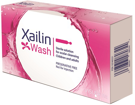 XAILIN WASH SOLUZIONE STERILE OCULARE 20 FLACONCINI 5 ML MONODOSE - Farmapre