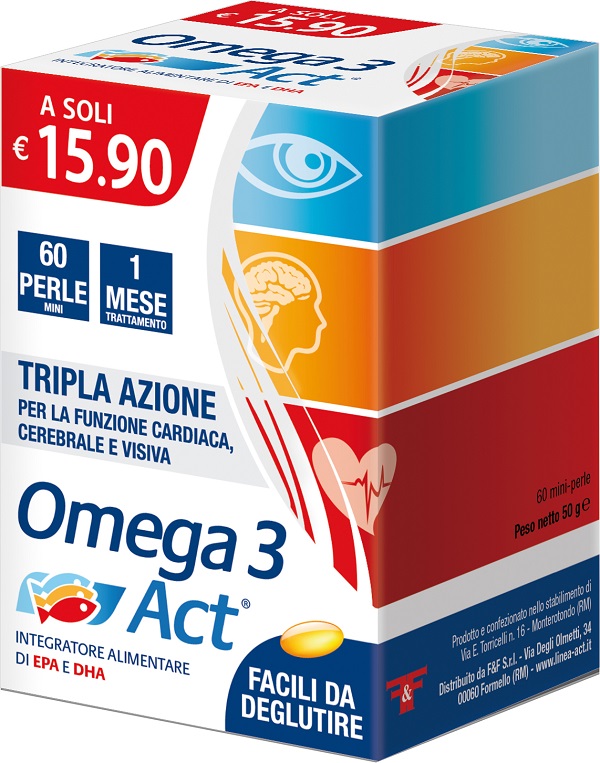 OMEGA 3 ACT 540MG 60 PERLE MINI - Farmapre