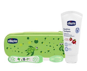 CHICCO SET DENTALE VERDE CON FLUORO - Farmapre
