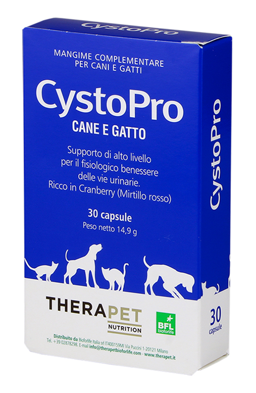 CYSTOPRO THERAPET 30 CAPSULE - Farmapre