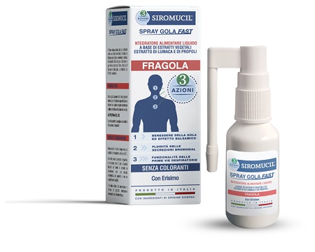 SIROMUCIL 3 AZIONI SPRAY GOLA FAST 15 ML - Farmapre