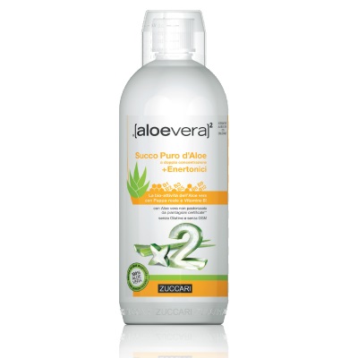 ALOEVERA2 SUCCO PURO D'ALOE DOPPIA CONCENTRAZIONE + ENERTONICI 1 LITRO - Farmapre