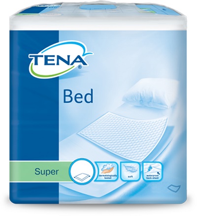 TRAVERSA PER INCONTINENZA NON RIMBOCCABILE TENA BED SUPER 60X90CM 35 PEZZI - Farmapre