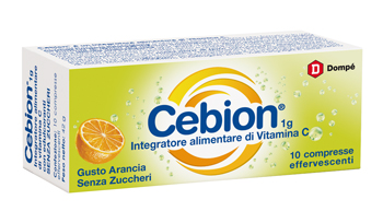 CEBION EFFERVESCENTE VIT C SENZA ZUCCHERO 10 COMPRESSE - Farmapre
