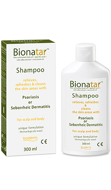 BIONATAR SHAMPOO INDICATO IN PRESENZA DI SINTOMI DI PSORIASI E DERMATITE SEBORROICA 200 ML - Farmapre