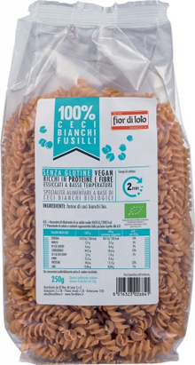 FUSILLI DI CECI BIANCHI BIO 250 G - Farmapre